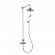 Colonne de douche thermostatique rétro Lady's - finition gris acier