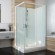 Cabine de douche carrée à portes coulissantes Iziglass 2