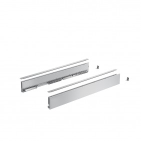 Kit tiroir simple sous four - hauteur 77 mm - AvanTech YOU - argent HETTICH