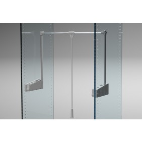 Penderie escamotable aluminium LIFT 300 - charge 10 kg AMBOS