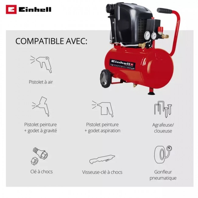 Compresseur d'air TE-AC 230:24:8 - Bricozor 8.jpeg EINHELL
