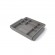 Kit tiroir organisateur et rack Quartz pour dressing - finition Titane