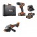 Pack perceuse à percussion Brushless 18V + Meuleuse d'angle 125mm Brushless 18V - FR18-AG-2BL-X02TB