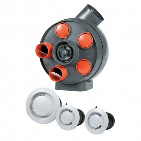 Kit VMC simple flux hygrovariable avec bouches - Penta HCS AXELAIR