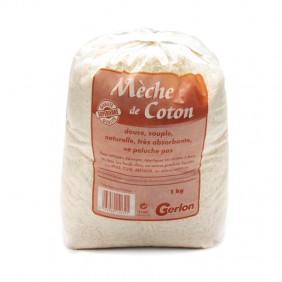 Coton à mécher - 1kg GERLON