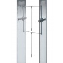 Penderie escamotable à rotation complète - 24 kg - LIFT 360° - aluminium AMBOS