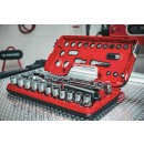 Coffret DBOX cliquet étanche + douilles 1/2" 6 pans OGV® GRIP - 21 pièces FACOM