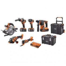 Pack 6 outils sans fil PRO18V Brushless - AEG6CKBL1-603MS AEG Powertools