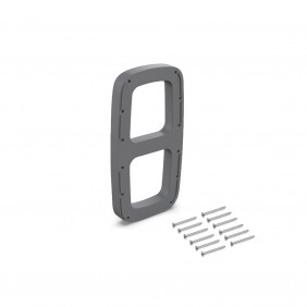 Accessoire latéral pour penderie Sling - portes à charnières- titanium - reconditionné EMUCA