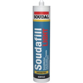 Enduit et mastic de rebouchage Soudafill Light en cartouche SOUDAL