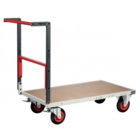 Chariot à dossier rabattable FLATPACK™ - plateau 1000x600 mm - 400kg FIMM