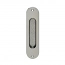 Poignée cuvette ovale - pour porte à galandage - série Z1702 - nickel satiné KARCHER DESIGN