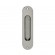 Poignée cuvette ovale - pour porte à galandage - série Z1702 - nickel satiné