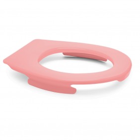 Lunette WC clipsable 100% hygiénique - Rose Poudré PAPADO