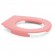 Lunette WC clipsable 100% hygiénique - Rose Poudré