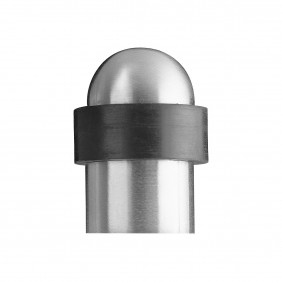 Butoir de porte arrondi en inox satiné - série EZ212 - diamètre 35 mm KARCHER DESIGN