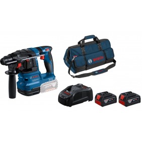 Perforateur sans fil SDS Plus GBH 18V-22 + 2 batteries + Chargeur + Sac de transport BOSCH