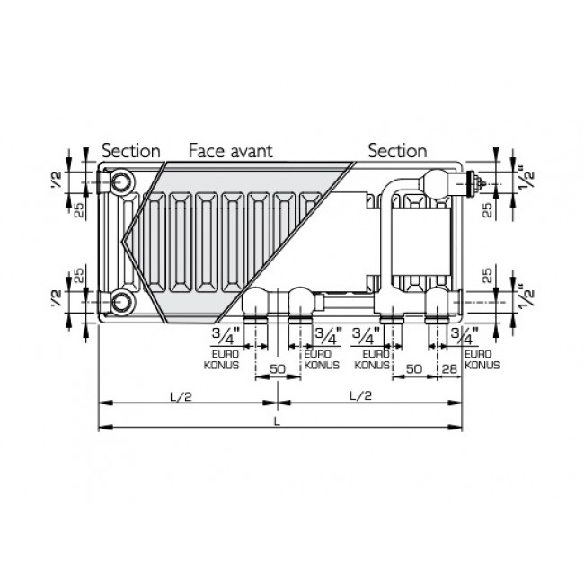 Entraxe alimentation et fixation novello 8 Stelrad Bricozo.jpg STELRAD