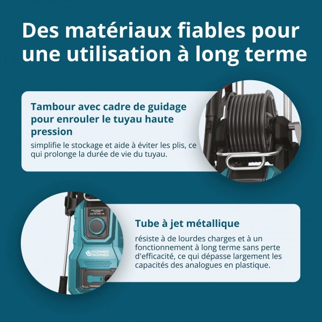 Nettoyeur haute pression 2000W - 160 bar - KS PW160V-BL - Bricozor 4.jpeg KONNER & SOHNEN