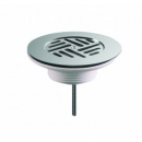 Bonde pour évier - plastique - à grille plate pour évier grès VALENTIN