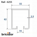 Rail Tubulaire Portail Coulissant Sportub Force Kg