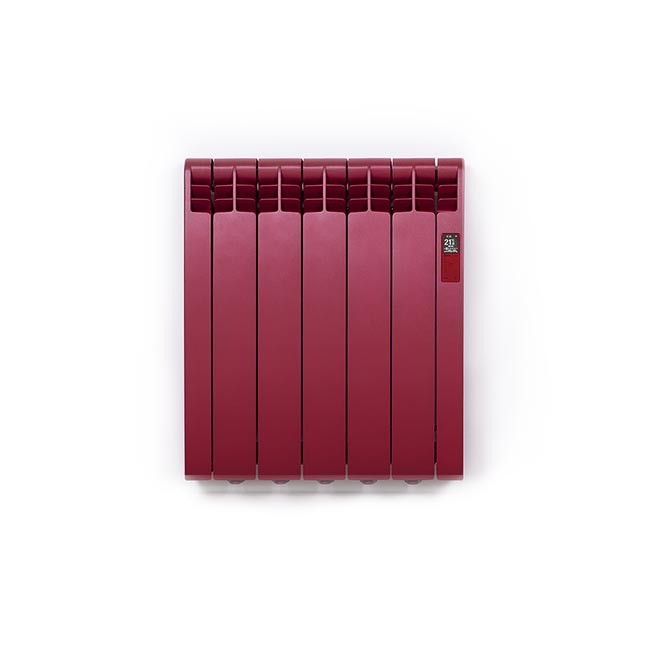 Radiateur électrique à fluide caloporteur - Série D - Rouge Bordeaux ROINTE