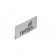 Caches clipsables pour profil AvanTech YOU avec logo Hettich - x40