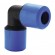 Coude 90° égal PE pour tube PE Ø 25 mm - instantané - Speedfit Blue