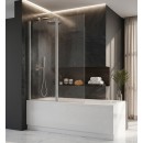 Pare-baignoire Aurora 2V 2 panneaux pivotants réversible NOVELLINI.jpeg NOVELLINI