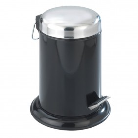 Poubelle à pédale inox pour salle de bain - Retoro - 3 litres WENKO