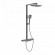 Colonne de douche thermostatique avec tablette verre - graphite mat - Hawaii