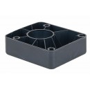 Embase à visser pour pied de meuble Korrekt HETTICH