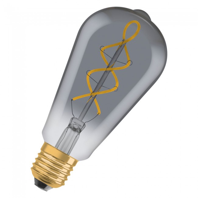 Ampoule LED E27 - Non gradable - Vintage 1906 - Edison - Verre fumé Ledvance