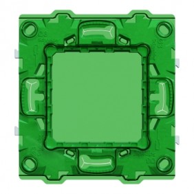 Support de fixation en zamak pour 1 poste / 2 modules - Unica NU7002C SCHNEIDER