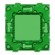 Support de fixation en zamak pour 1 poste / 2 modules - Unica NU7002C