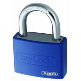 Cadenas à clé - T65AL MyLock - couleur - boîtier en aluminium ABUS