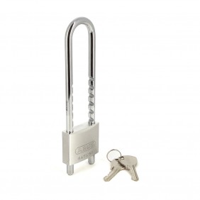 Cadenas à clé - anse longue réglable acier cémenté -TITALIUM™ -64TI/HB ABUS