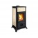 Poêle à bois en fonte émaillée avec revêtement céramique - 6 kW - Gemma