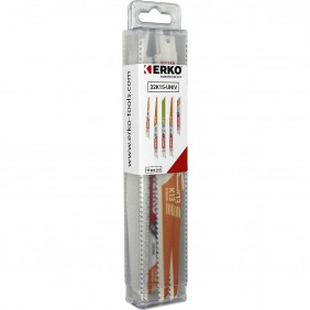 Pack de 15 lames scie sabre BIM universel Bois / Multi / Métal - 32K15-UNIV ERKO