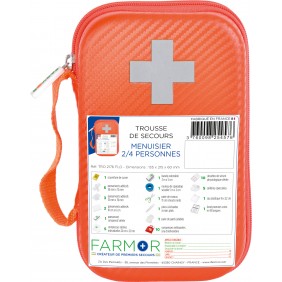Trousse de secours spéciale menuisier - 2/4 personnes FARMOR