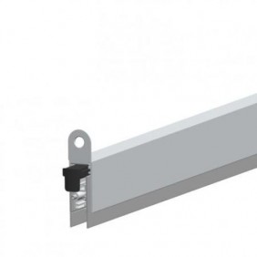 Plinthe automatique en aluminium-joint silicone souple-Optimal Seal ELLEN