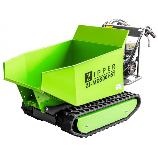 Mini dumper thermique à chenilles - 6800W - 302 cm3 - ZI-MD500HST - Bricozor 1.jpeg ZIPPER