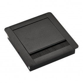 Passe-câble rectangulaire Stavo - 120 x 128 mm - pour bureau SYNERCIA