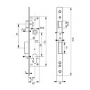 Schéma - Serrure à larder - pêne dormant et demi-tour - axe 25 mm - EA 85 - Bricozor.jpg FTH THIRARD