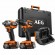Pack perceuse à percussion Brushless 18V + Visseuse à chocs Brushless 18V - CK18-AC-2BL-X02B