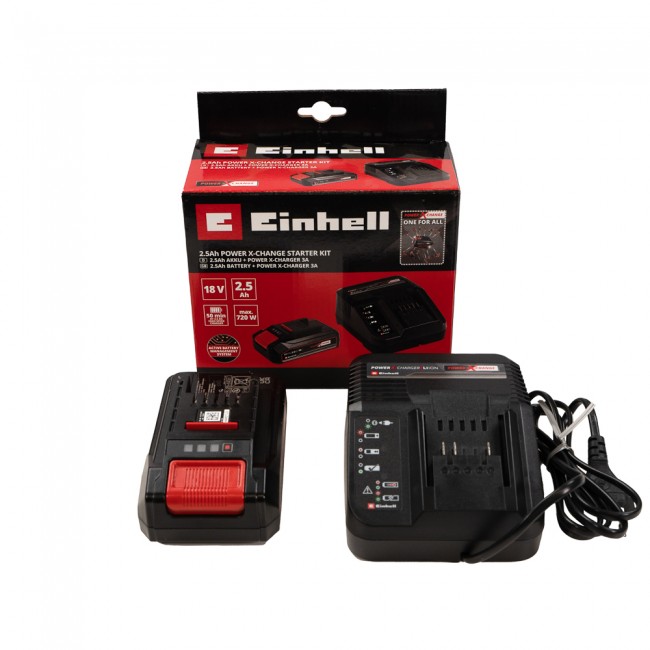 Starter Kit Power X-Change 18V / 2,5 Ah EINHELL | Bricozor