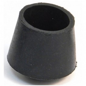 Embout caoutchouc noir couvrant pour tube diamètre 40 mm - reconditionné AVL