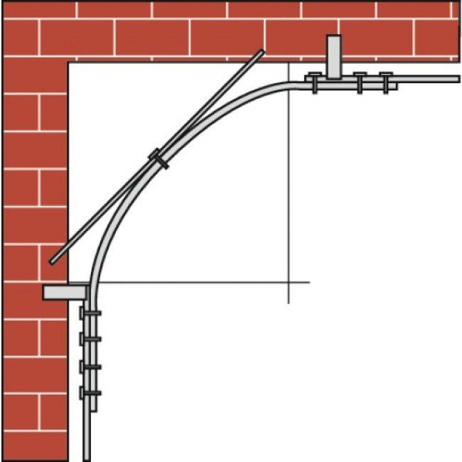 Rail profilé courbe 1722 section 40 x 6 mm pour ferrures porte coulissante sur fer plat - série Bob.jpg MANTION