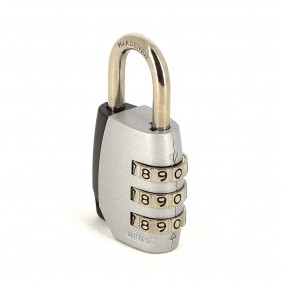 Cadenas à code - anse acier cémenté - type 155 - 3 molettes ABUS
