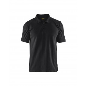 Polo de travail en coton piqué 3324 - noir BLAKLADER